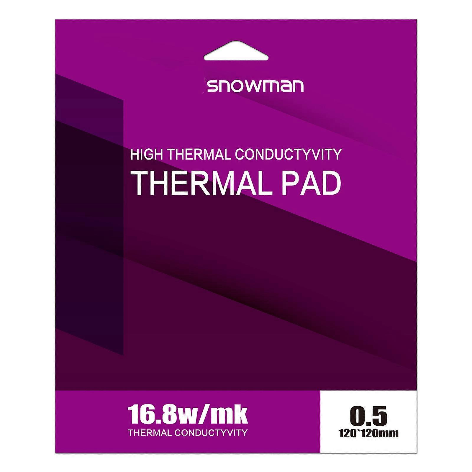 CPU Grafik Kartı Soğutucu Katı Silikon Yağlama Pedi 16.8 W/m k Yüksek Isı İletkenliği SSD Radyatör 120x120mm Çok Renkli
