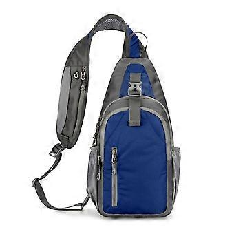 Lightweight Nylon Shoulder Bag Versatile and Functional Chest Bags for Cycling Climbing and Fishing  Orange