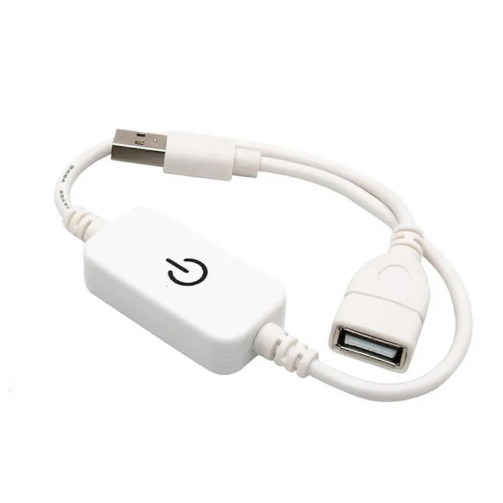 USB LED Inline Touch Dimming Switches Brightness Adjust Switches Controller Touch Dimmer for Single Color LED Strips Light  White