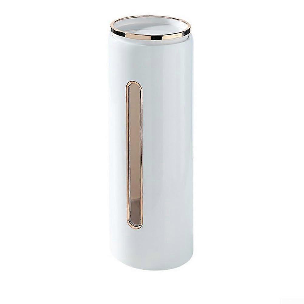 Wallmounted disposable cup dispenser, automatic drop function, spacesaving design for kitchen, office, plastic construction, white (white)
