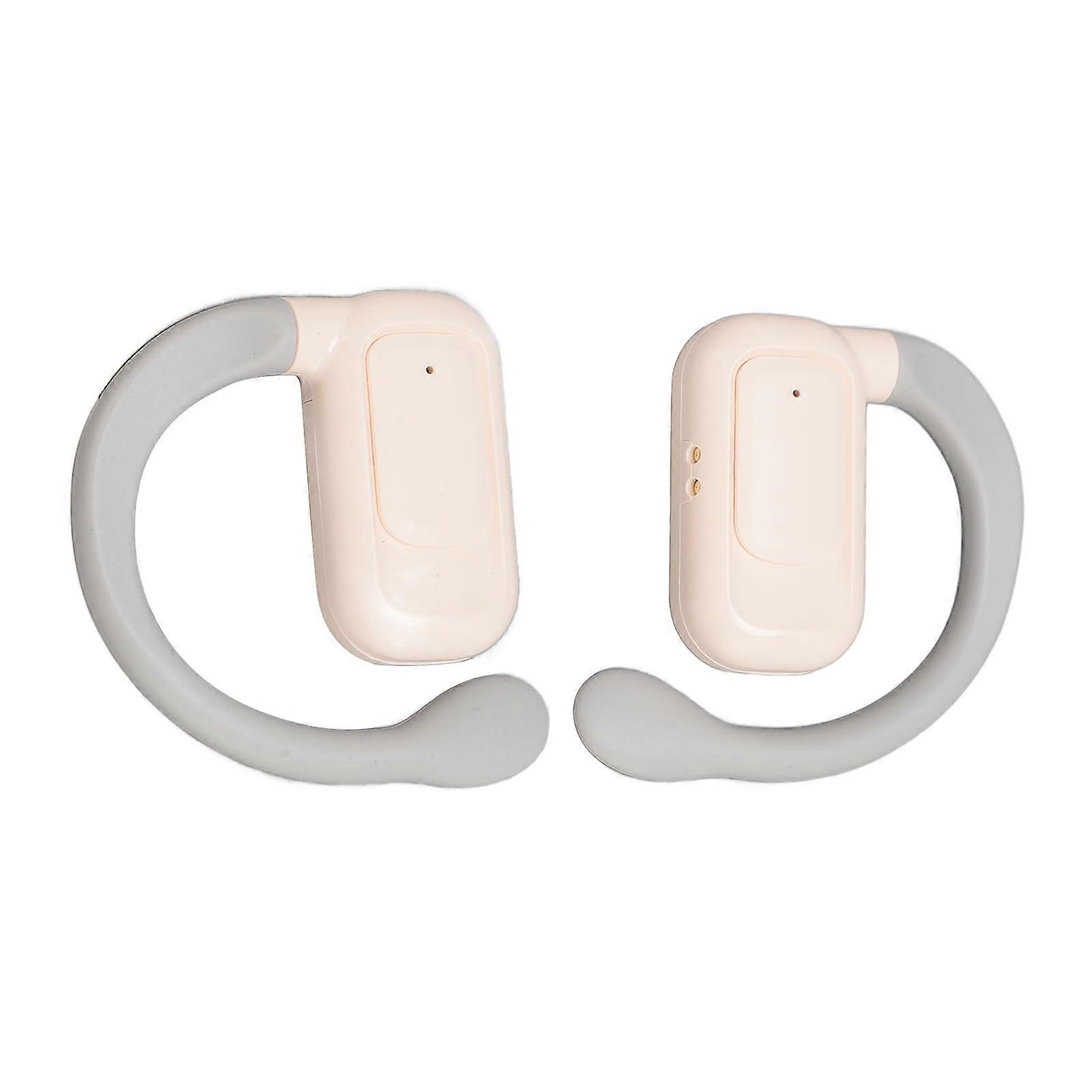 Translator Earbuds 144 Languages 3 Modes Bluetooth 5.3 Rechargeable Wireless Language Translator Earhooks Earbuds for Music Call Skin Color 