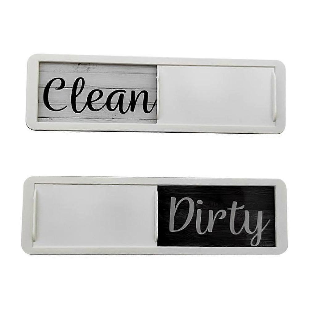 White wood grain (A)$Dishwasher magnet double-sided magnetic sticker white frame refrigerator magnet