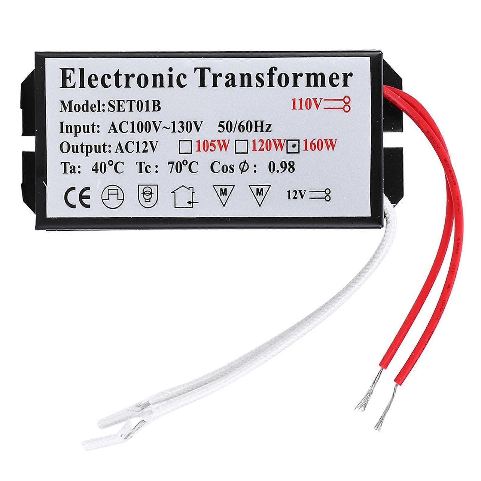 Vysokokvalitný elektronický transformátor z 110 V na 12 V (160 W)