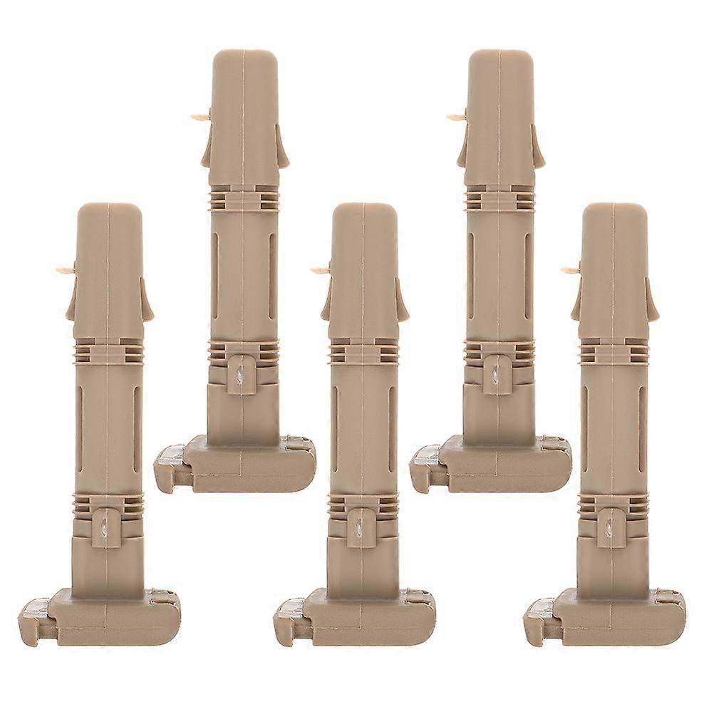 5 Adjustable Headrest Guide Inserts for Car Seats – Plastic Tubes for Front Seats with Angled Design for Comfort