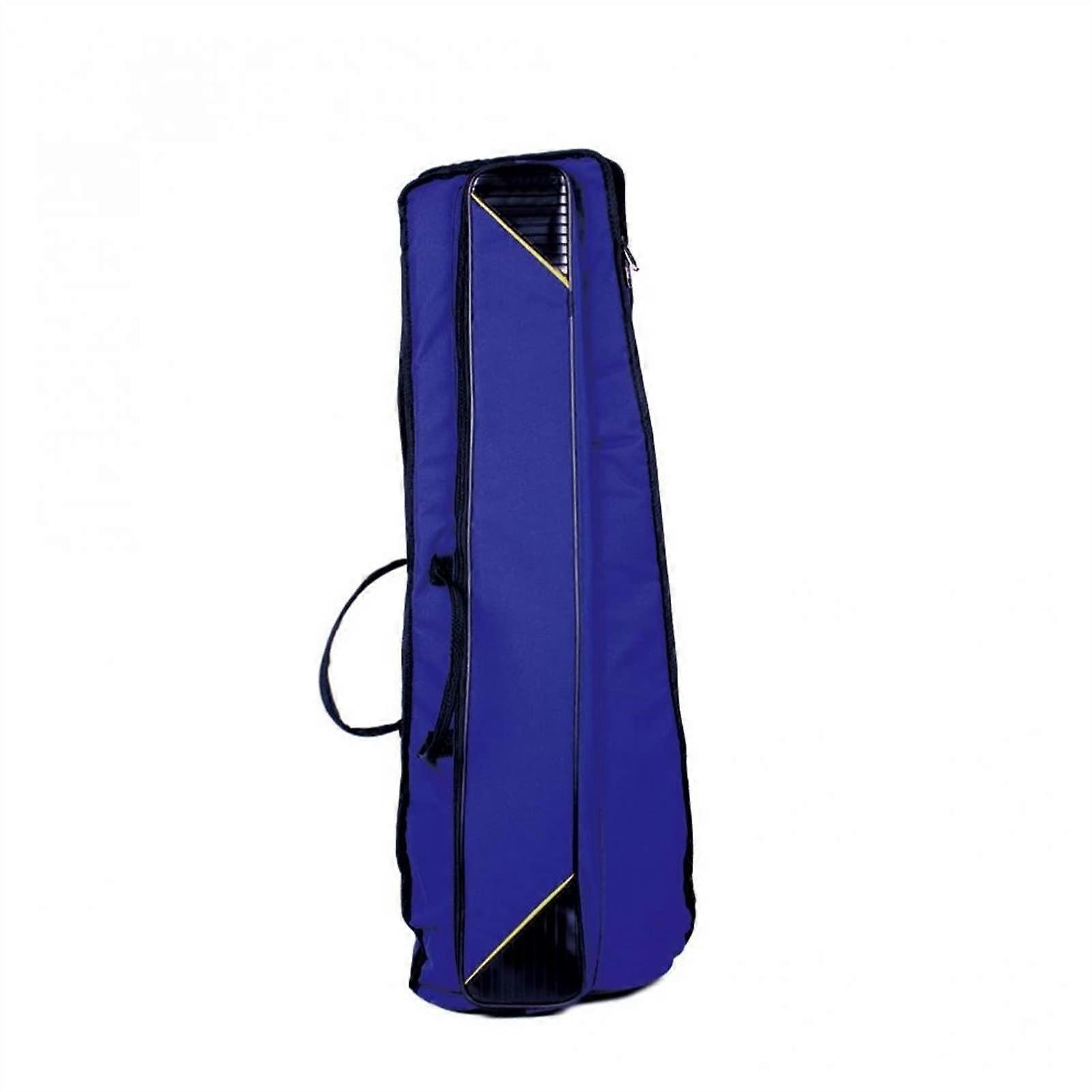 Saxophone Parts Tenor Trombone Backpack Add Sponge Instrument Bag Blue/Red/Black Optional (Color : Blue) Ref: 6268