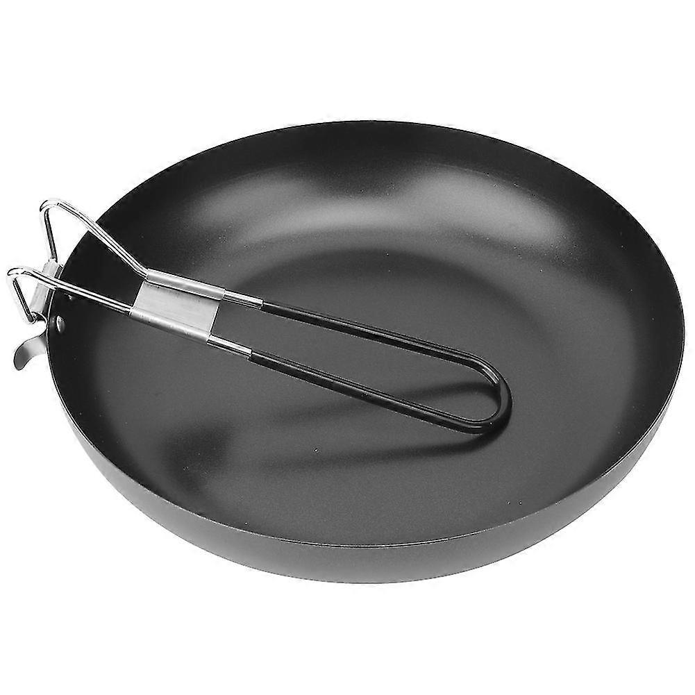 2025 Outdoor Portable Pan Foldable Camping Cookware Non‑Stick Pan Cooking Frying Camping Picnic Hiking Utensils