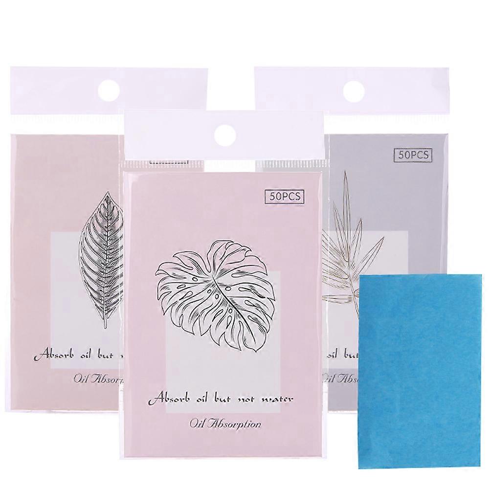 Oil Blotting Paper Absorbing Tissues for Oily Skin Car Use 6 Bags 50Pcs Bag