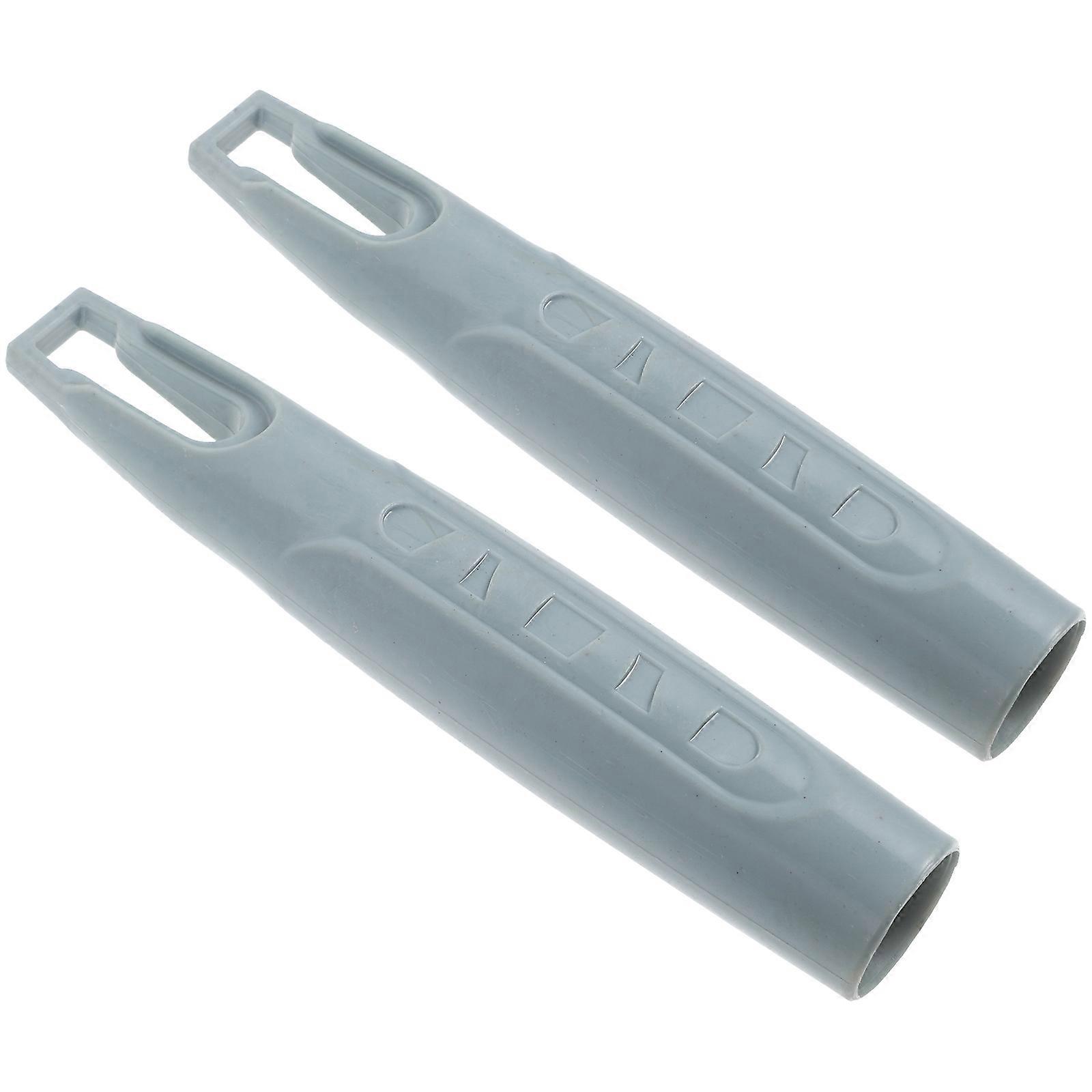 Mop Handle Grips Broom Handle Grips Brooms And Mops Simple Design Light Green 13.00X1.90X1.90CM Replacement Part 2Pcs