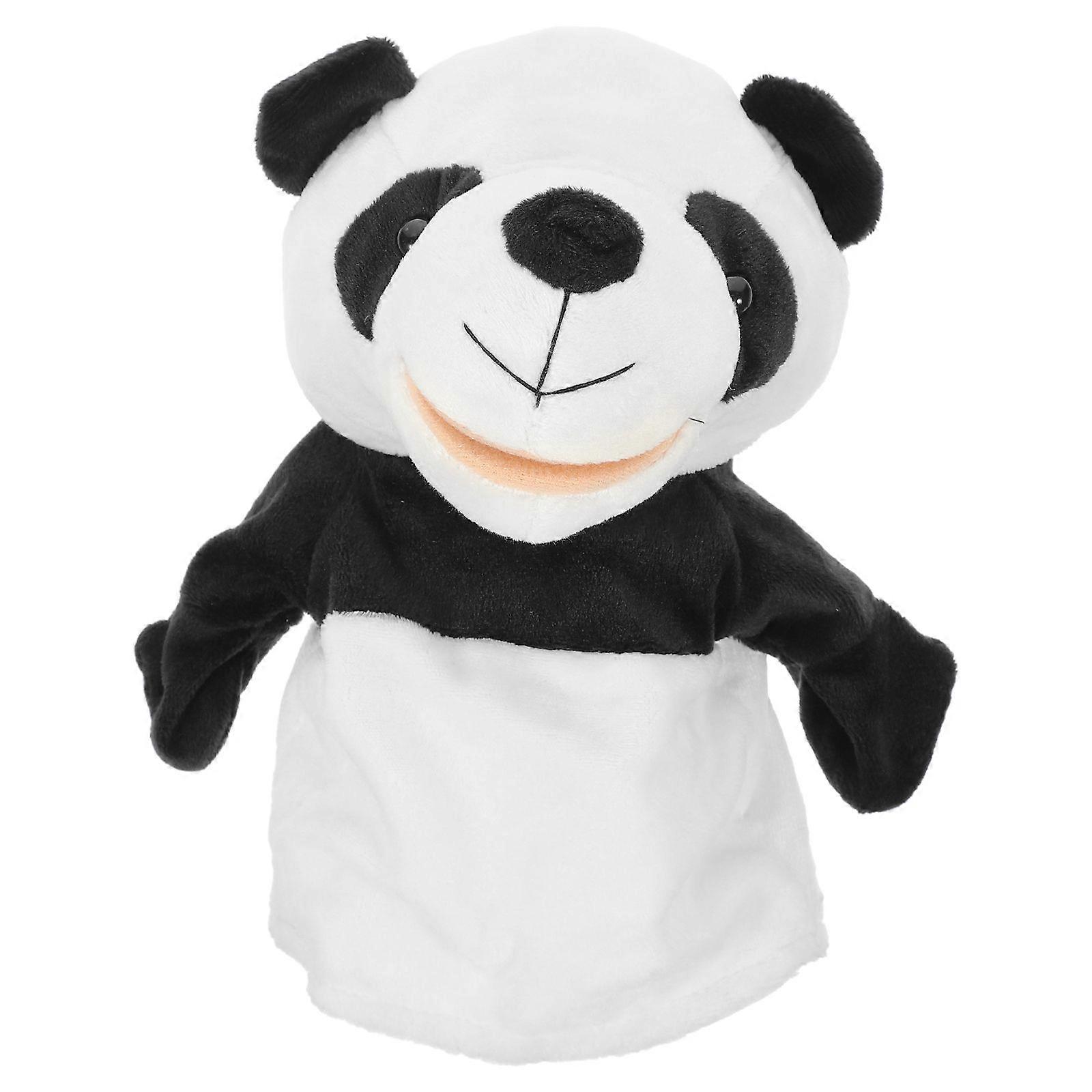 Hand Puppet Plush Cartoon Hand Puppet Panda Shape Hand Puppet Toy Kids Animal Toy