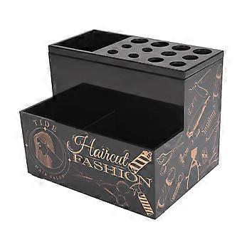 Friseur Schere Halter Box, Haarschneidewerkzeug Koffer Friseur Zubehör Aufbewahrungsbox Salon Friseur Schere Rack Halter Weiß