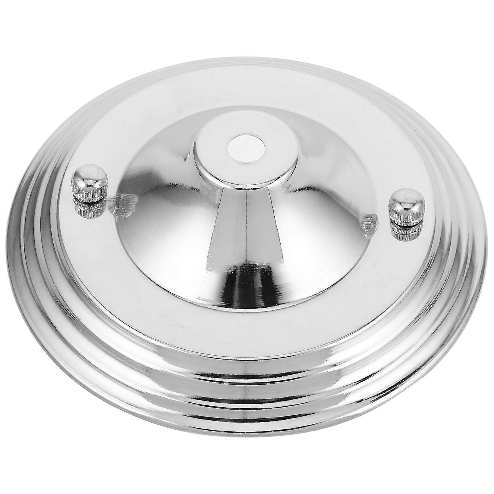 Pendant Light Cover Easy To Install Ceiling Lamp Canopy Plate Silver Commercial Spaces 14.00X14.00X5.00CM 1Pack