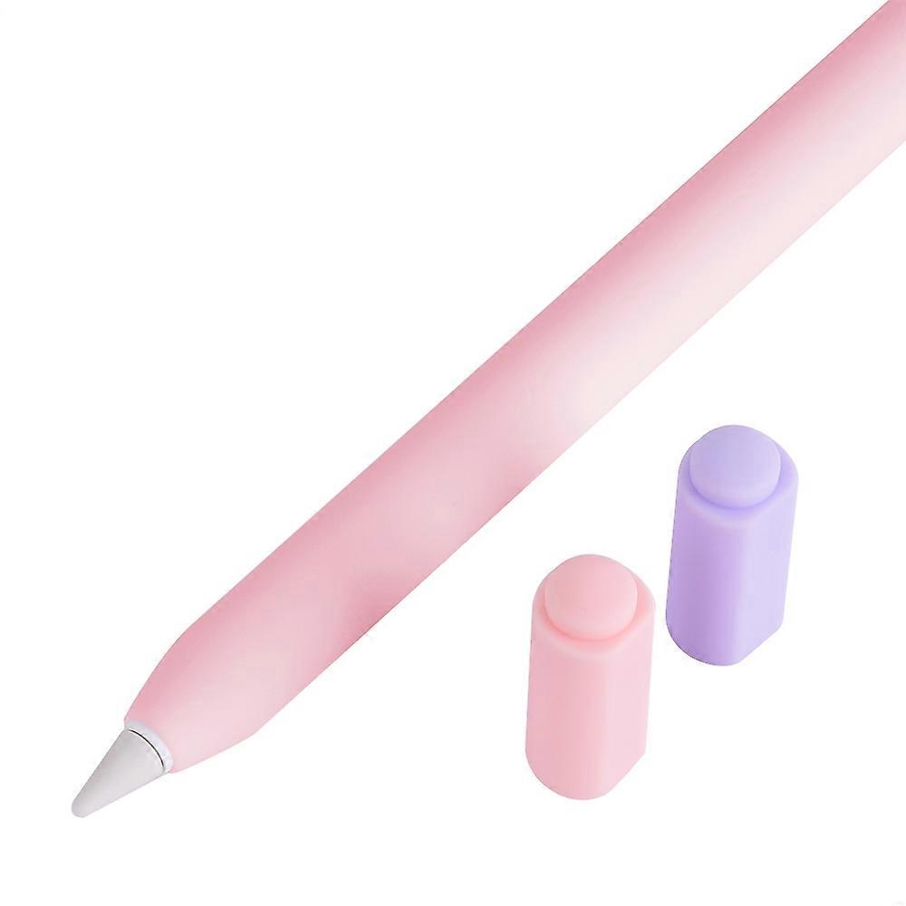 For Apple Pencil (USB-C) Silicone Sleeve with 2 Tip Caps, Drop-Proof Stylus Protective Case
