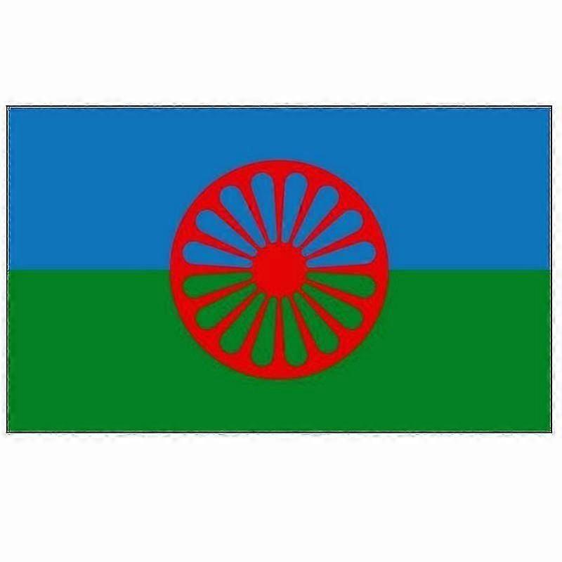 90x150cm Decoration Romani People Rom Gypsy Polyester Flag