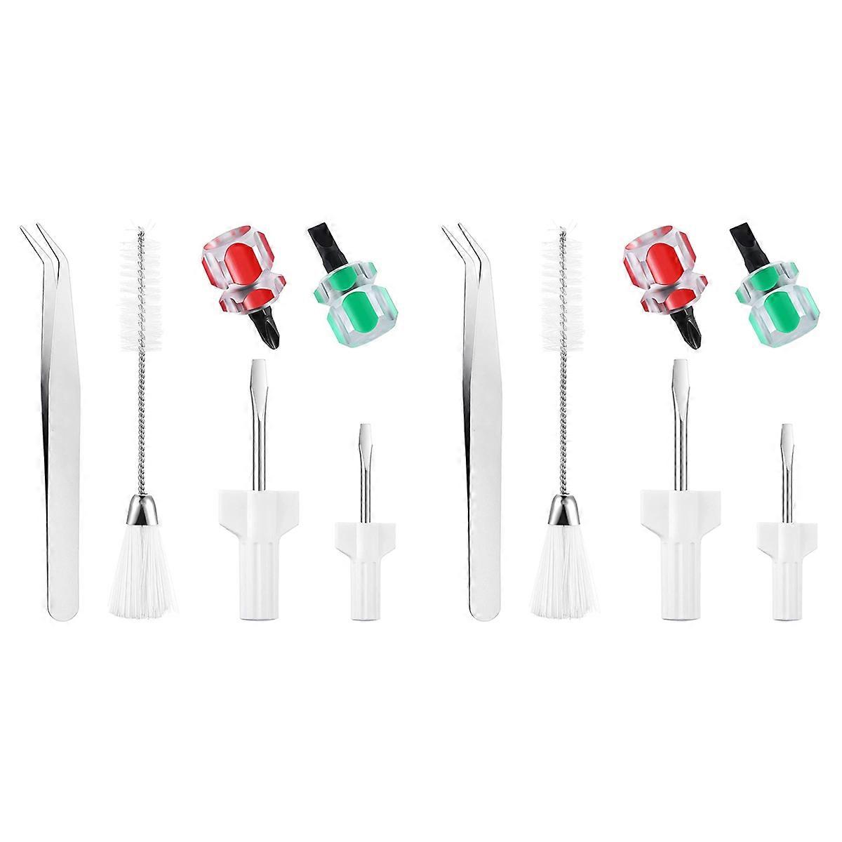 6 Pieces Sewing Machine Cleaning Kit Tweezers, for Sewing Tools