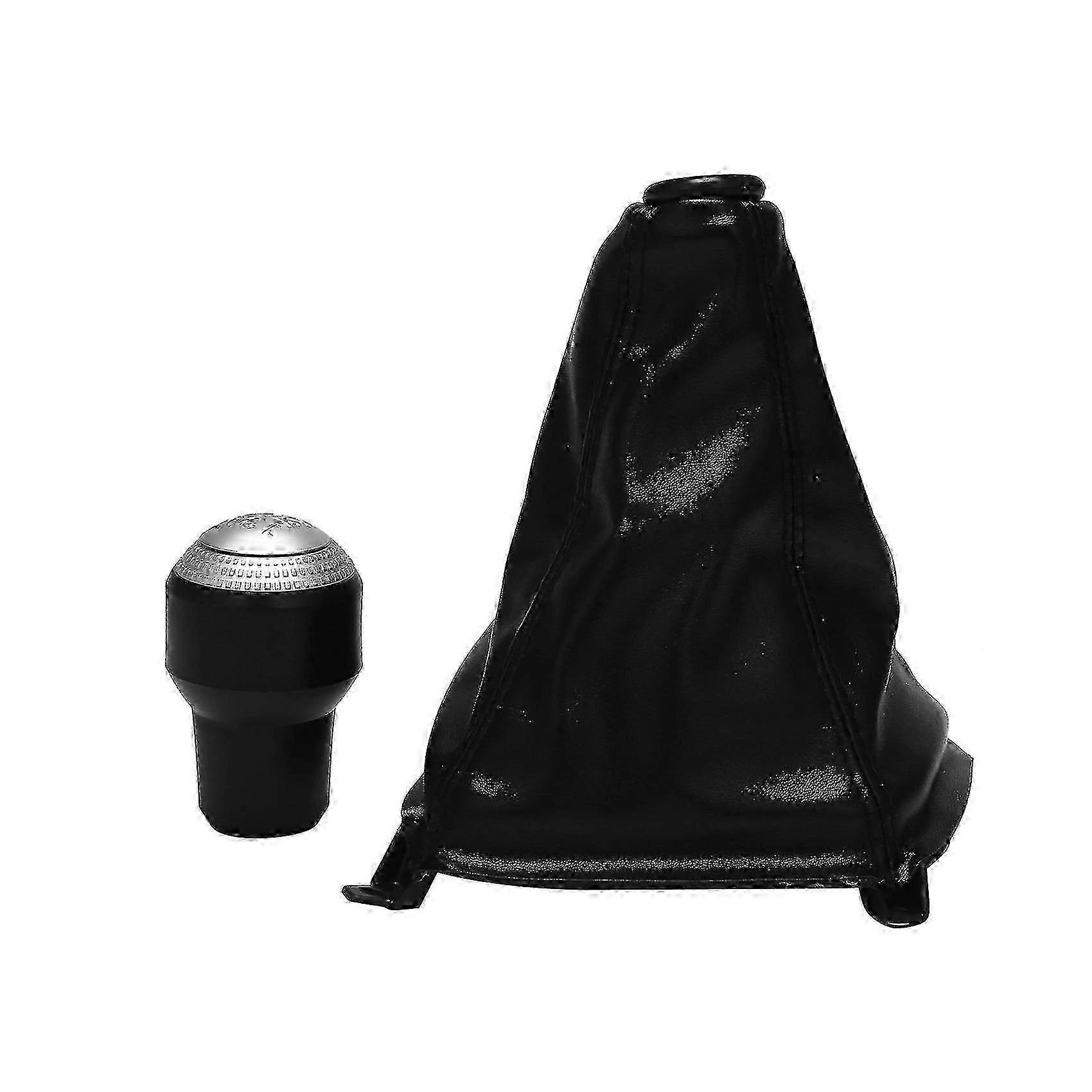 5-Speed Leather Shift Knob Boot Compatible with Hyundai Tucson 2004-2009 Edition 0626
