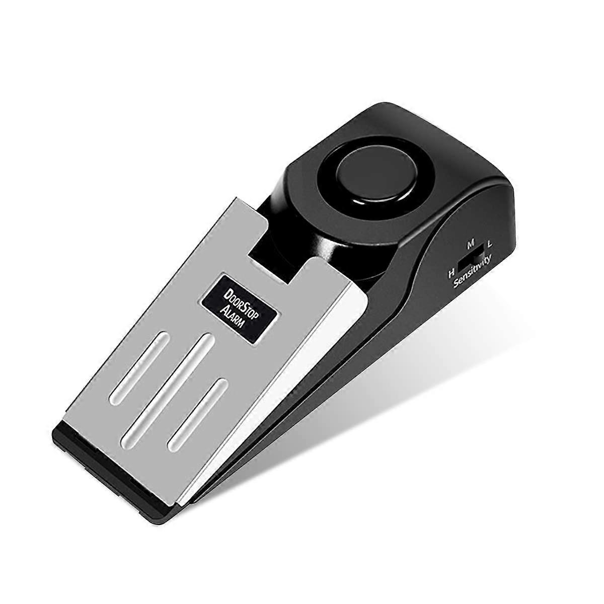 Door Stopper Alarm Wedge with 120 dB, Burglary Protection,