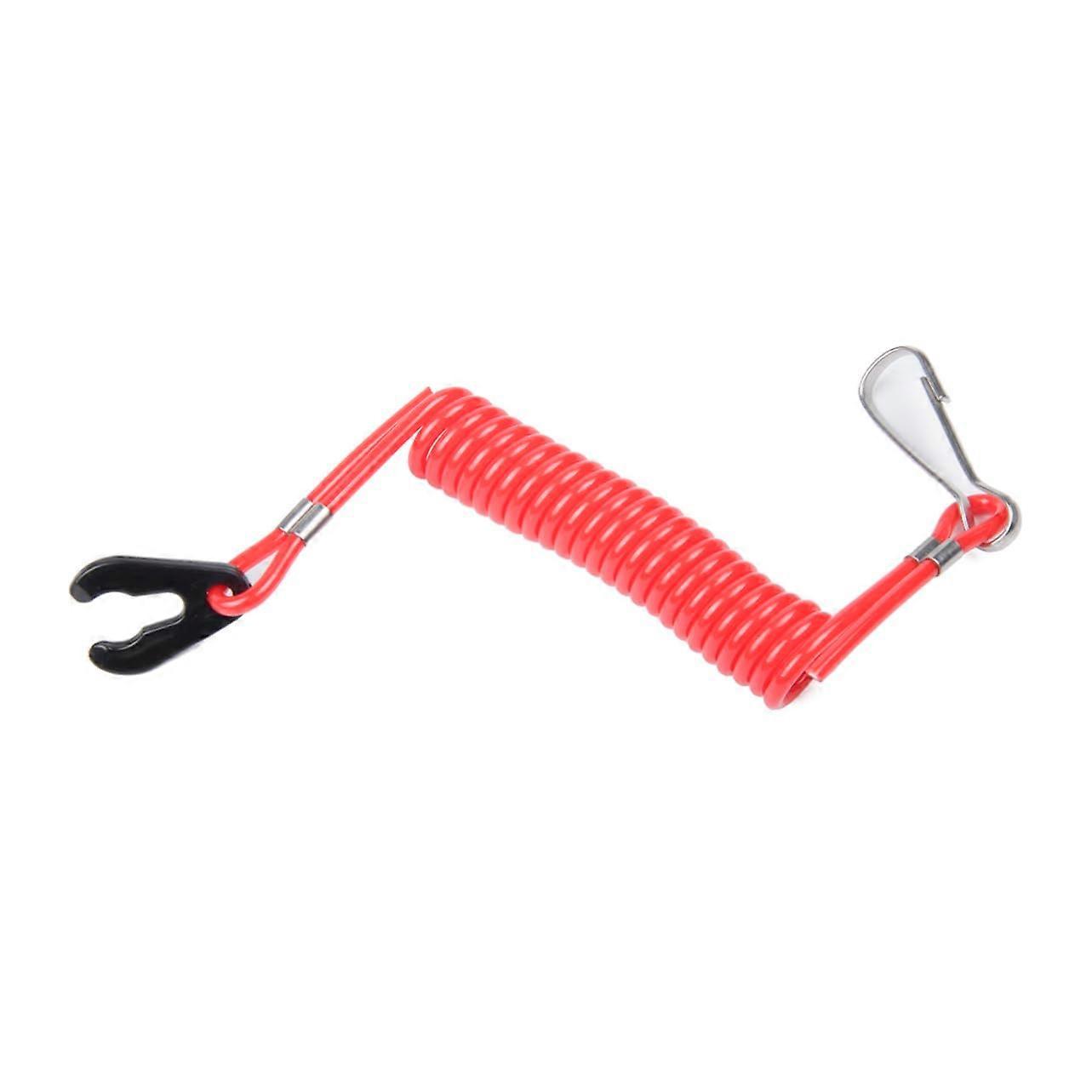 1Satz Outboard motor kill switch with lanyard Compatible with motor stop switch For ATV and dirt bike Easy tallation and