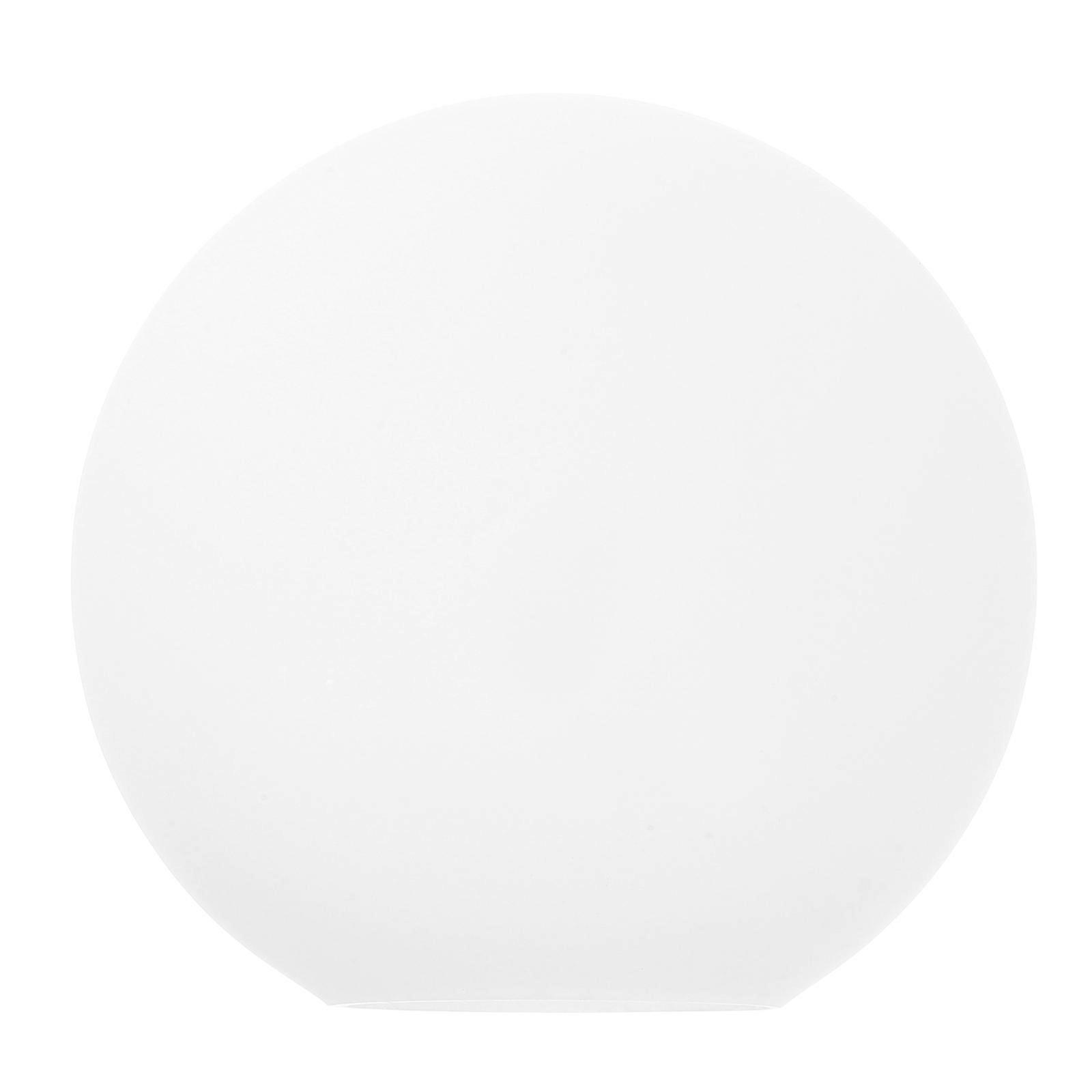 Glass Lamp Shade Replacement White Round Textured Glass Ceiling Light Cover 1Set