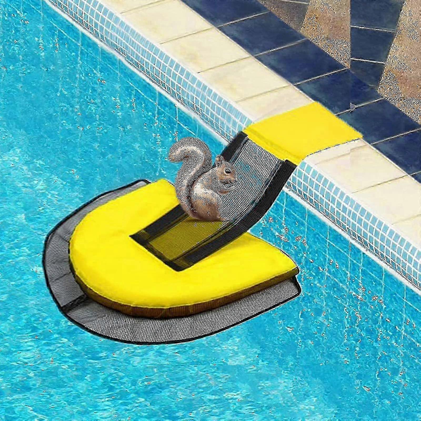 2 Pack Animal Rescue Ramp for Pools, Floating Escape Ladder for Pets, Pool Safety Tool for Frogs & Small Animals - YuJia