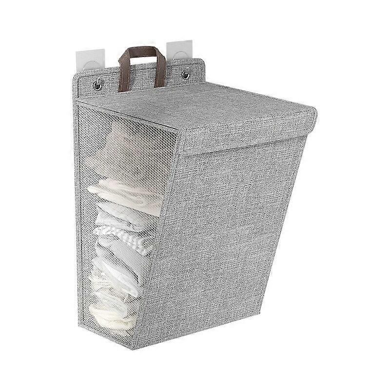 Laundry Basket - Laundry Basket 58x15x41cm, Foldable + Wall Mount