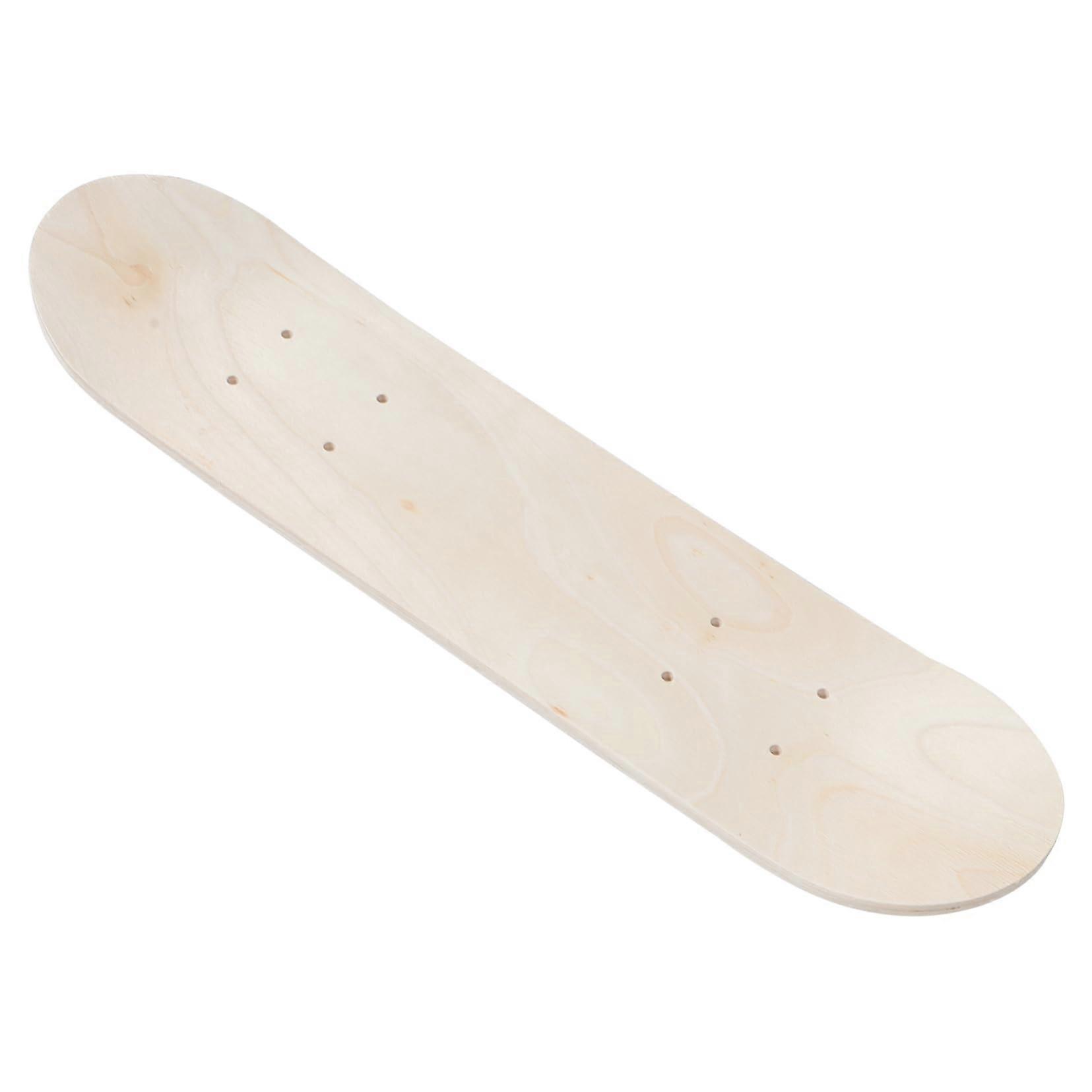 Empty Skateboard DIY Hand Painted Skateboard Unfinished Skateboard Deck Gliding Board Blank Graffiti Skateboard Party Gift Maple