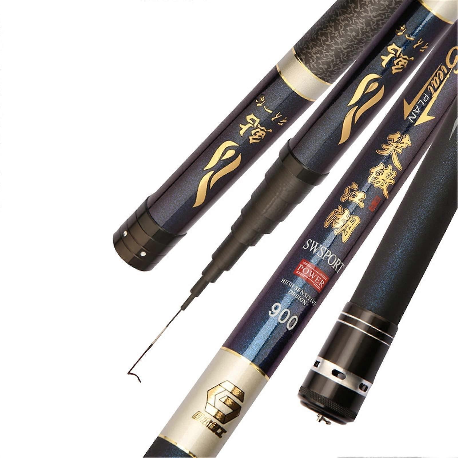 Ultralight Cut TRAHard Fishing Rod 8/9/10/12/15m
