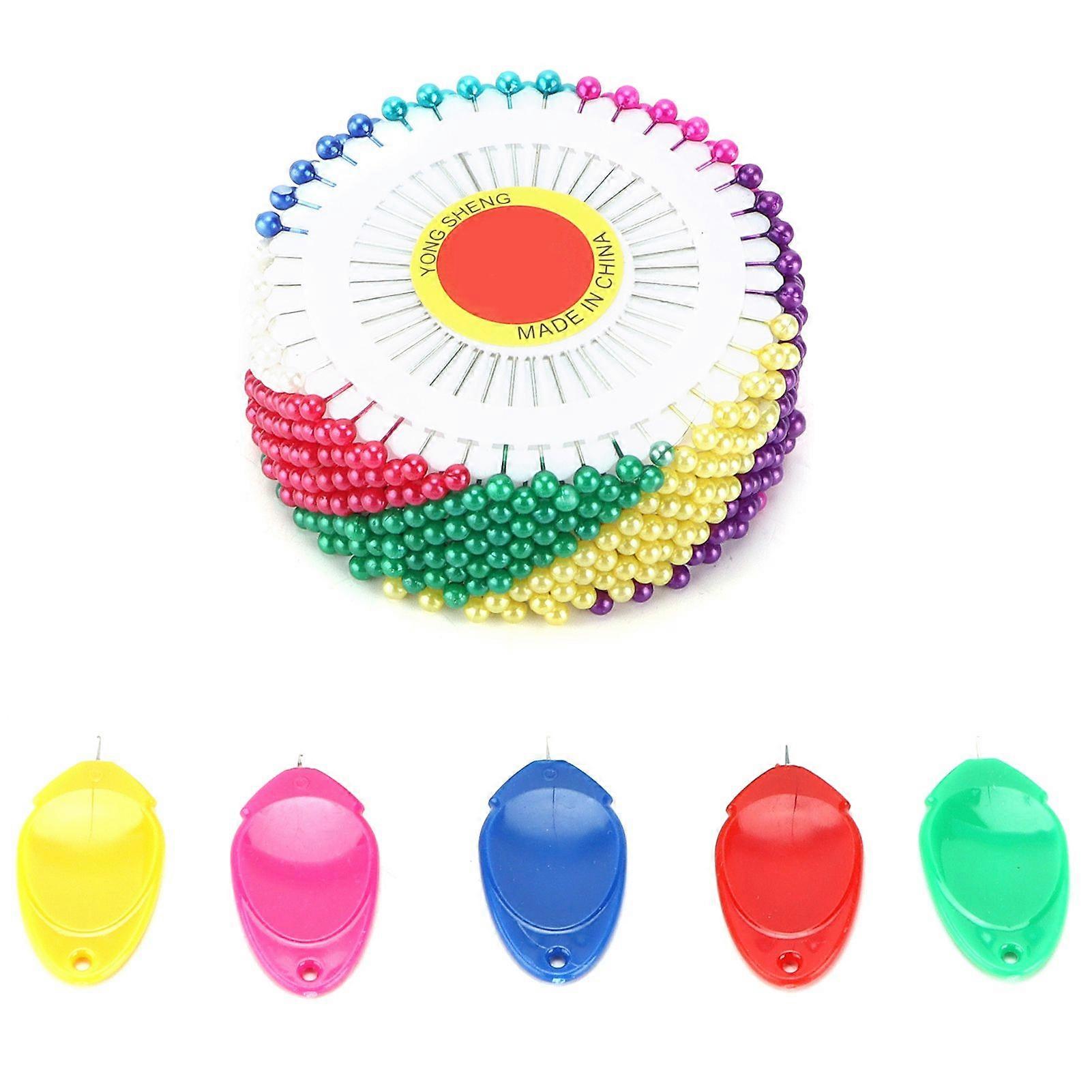 2025 Latest Model Sewing Pins Multiple Coloured Plastic Needle with Threader