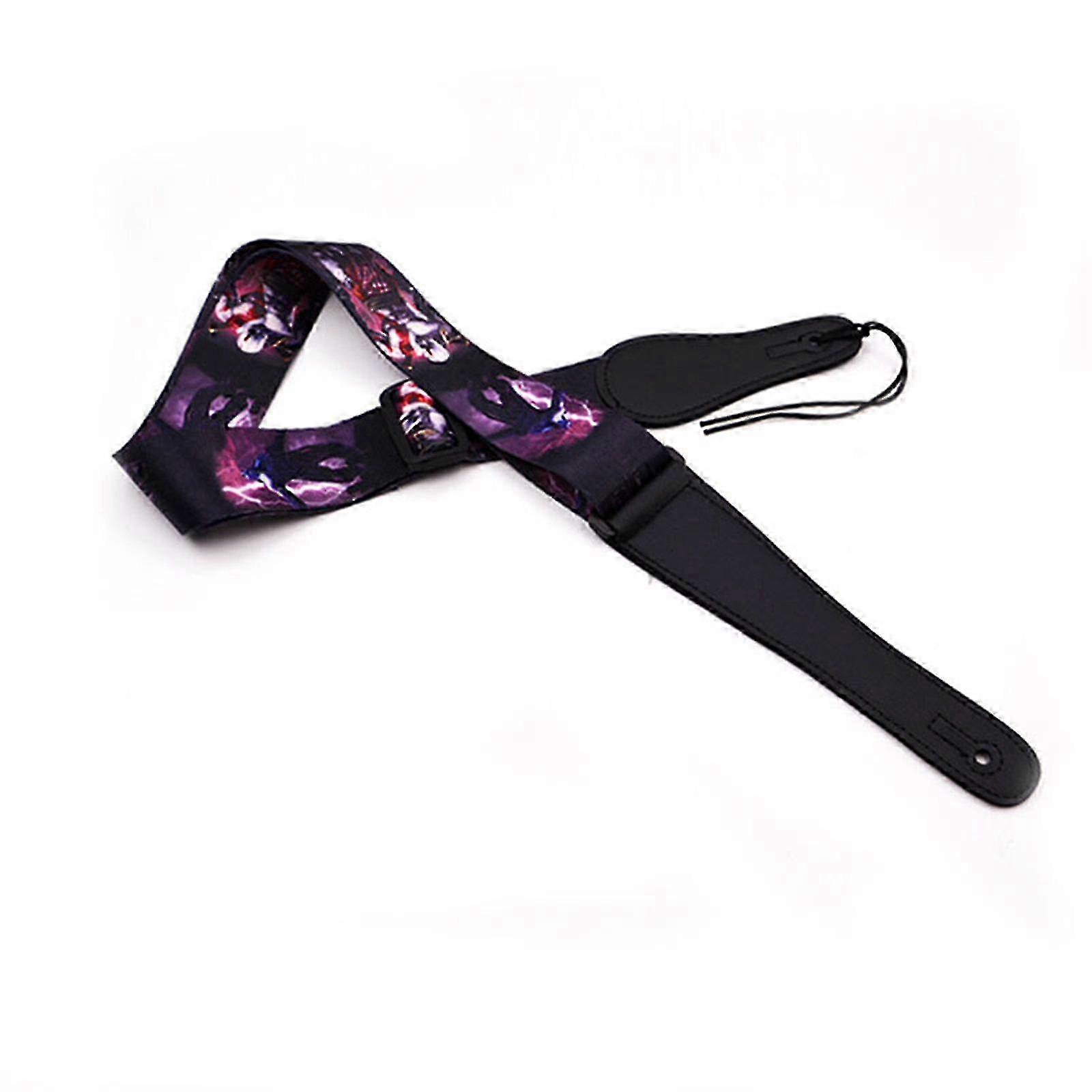 Adjustable Polyester Guitar Strap for Bass Electric & Acoustic Instruments