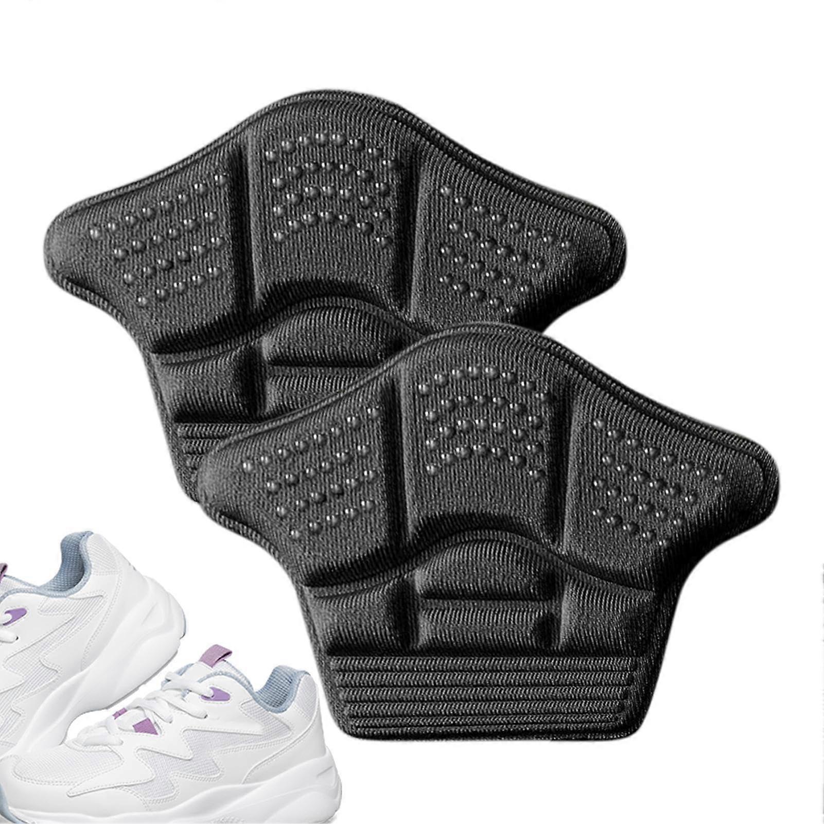 Inner Cushion Inserts, NonSlip Heel Pad, Tailored Design Heel Pads, Black Thin Style B