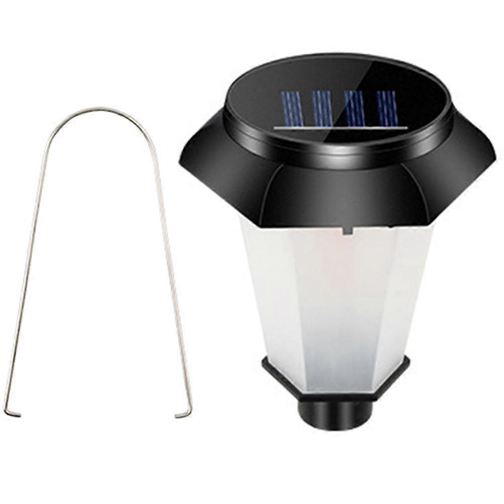 Outdoor Solar Light -Jg007 Hexagonal Yard Light For Gardens Nighttime Use Polysilicon Abs Material 1 Set