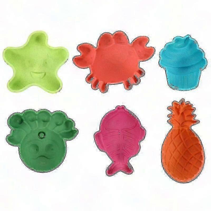 6-Piece Sand Play Kit for Kids Beach Fun