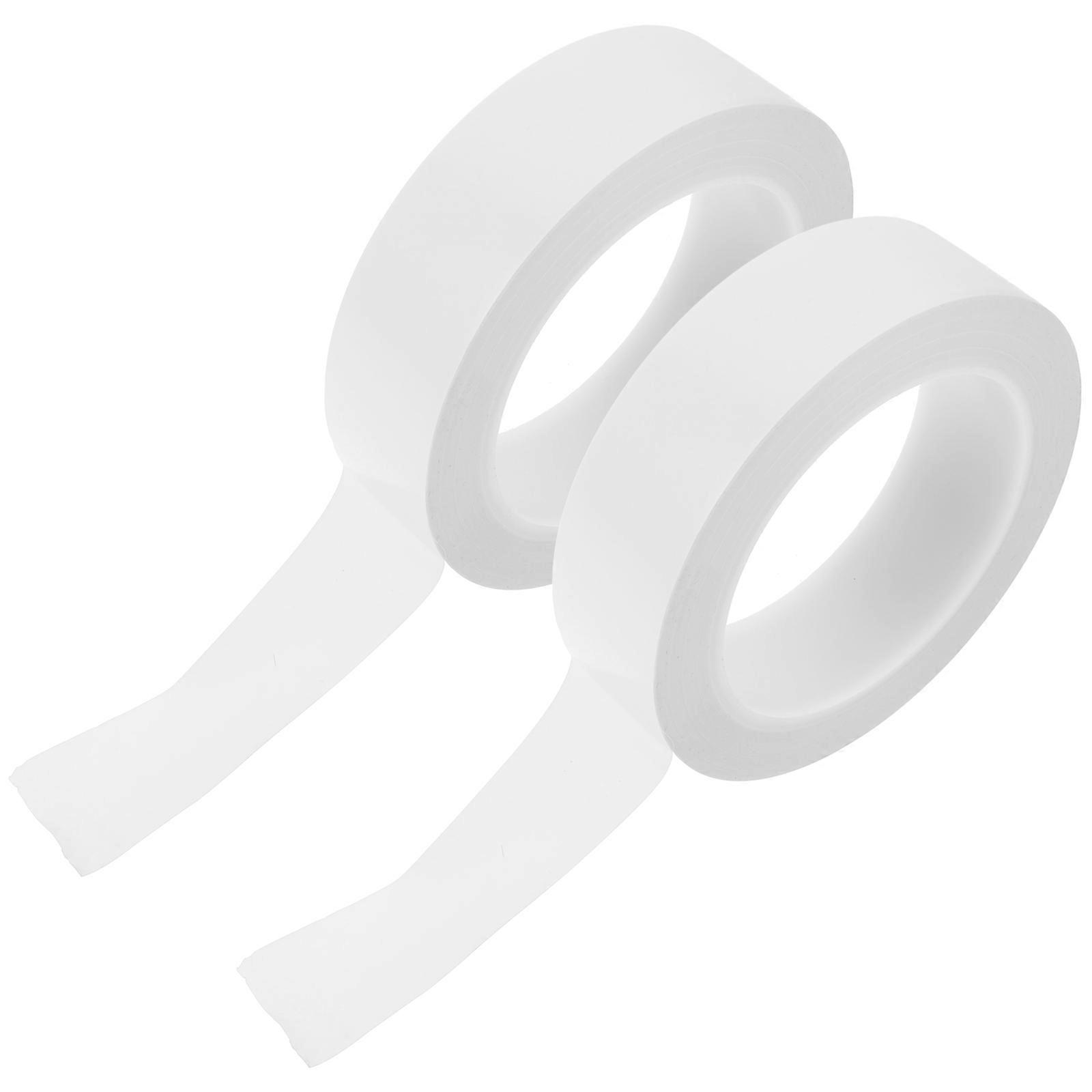 2 Rolls Wide Adhesive Caution Tape for Outdoor Courts, Workshop Floors & Subway Marking – Durable Multi Purpose