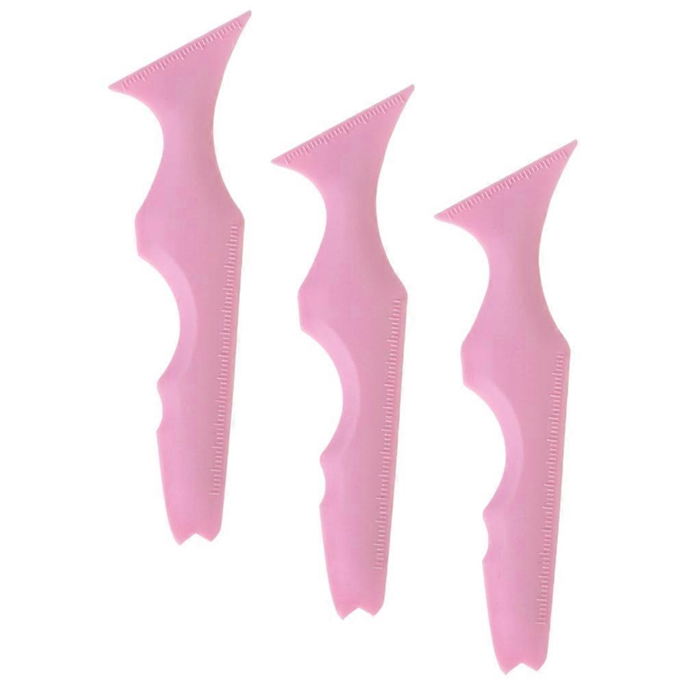 Eyeliner Helper Tool Eyebrow Eyeshadow Applicators Face Mask Application 3Pcs Silicone