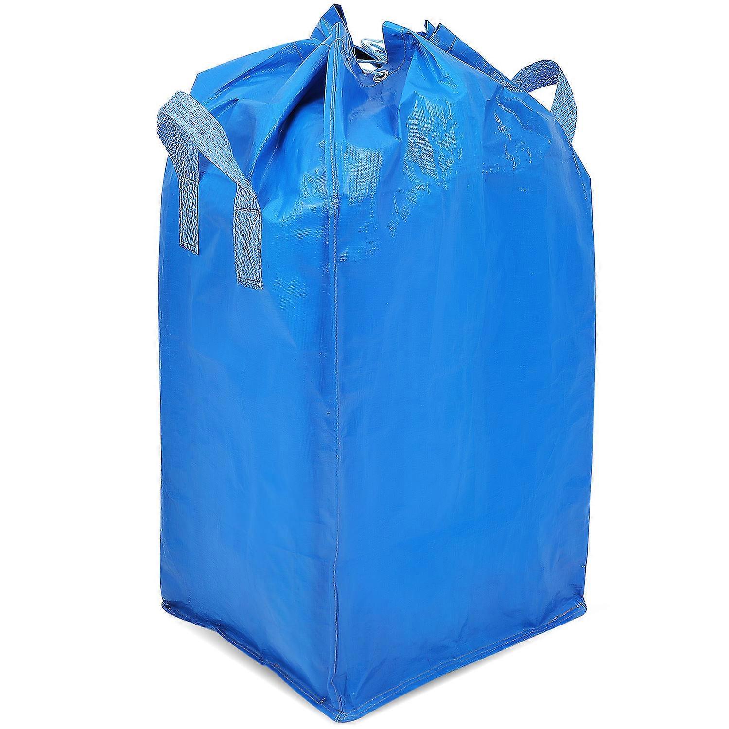 Large Capacity Pool Storage Bag Heavy Duty Construction Rectangular Shape Blue 110.00X53.00X45.00CM For Bedding And Accessories 1Set