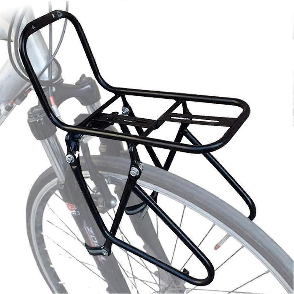Bicycle Pannier Rack Front, 15 kg Load, Mountain Bike Compatible, Two Installation Methods, Carries Pannier Bag/Basket