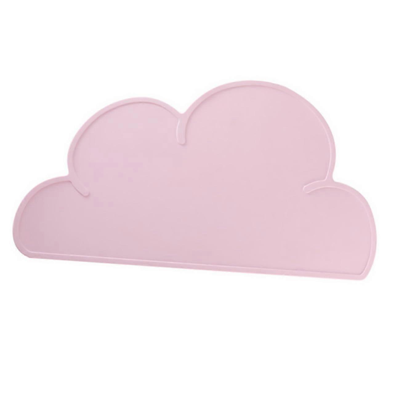 Silicone placemat for children, cartoon clouds, dining mat, durable and practical