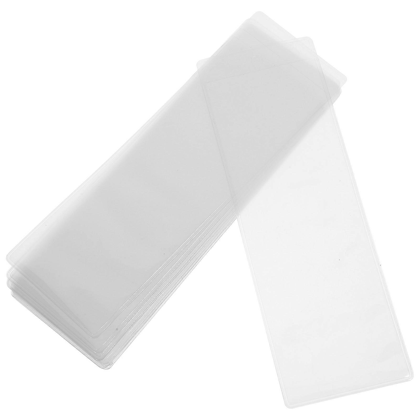 Bookmark Protector PVC Protective Bookmark Holder with 10Pcs for Home