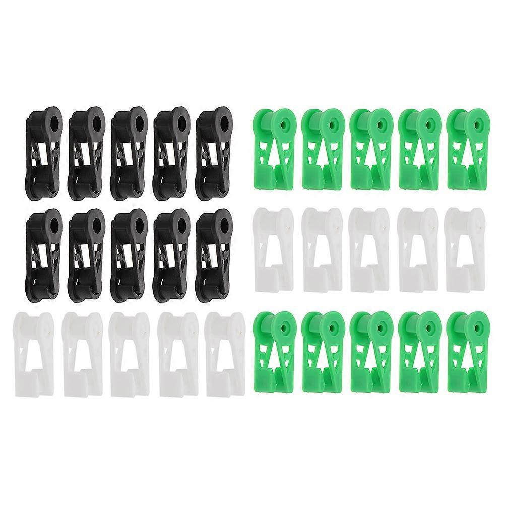 Adjustable Plant Bender 30pcs Planting Trainer Clips for Garden Plant Support PP Material Easy to Use