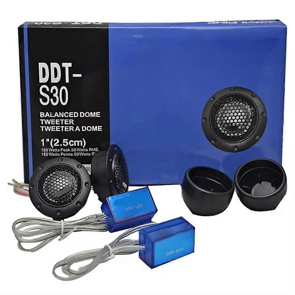 DDTS30 1 Pair Car Tweeter Car Audio Silk Film for Car Modification 180W Tweeter Audio Speaker Car Audio Ref: 8269