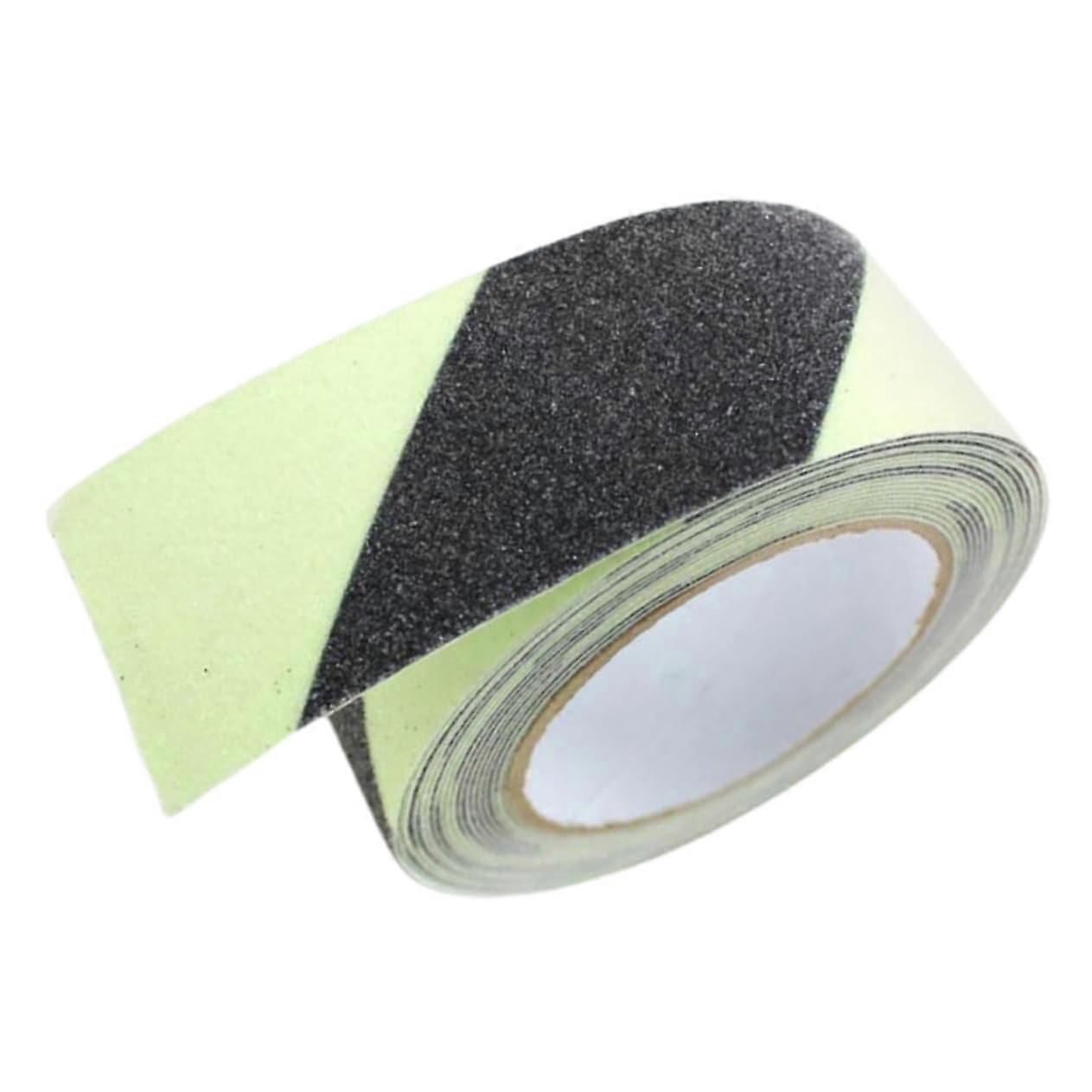 Self-Luminous Warning Tape Roll For Stair Steps Non-Slip Reflective Adhesive Backing For Safe Guidance In The Dark