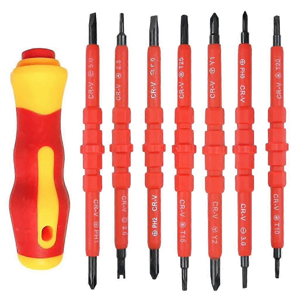 Screwdriver Insulated Electrician Set With Handle Magnetic Slots Screwdriver Sets Repair Tools Set