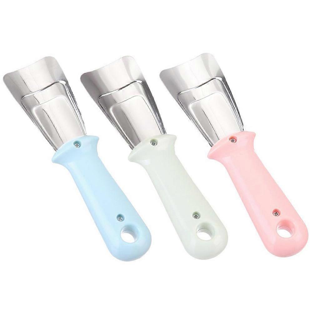 Refrigerator Ice with Ergonomic Handle for Kitchen Use Made of Plastic and Stainless Steel Assorted Color