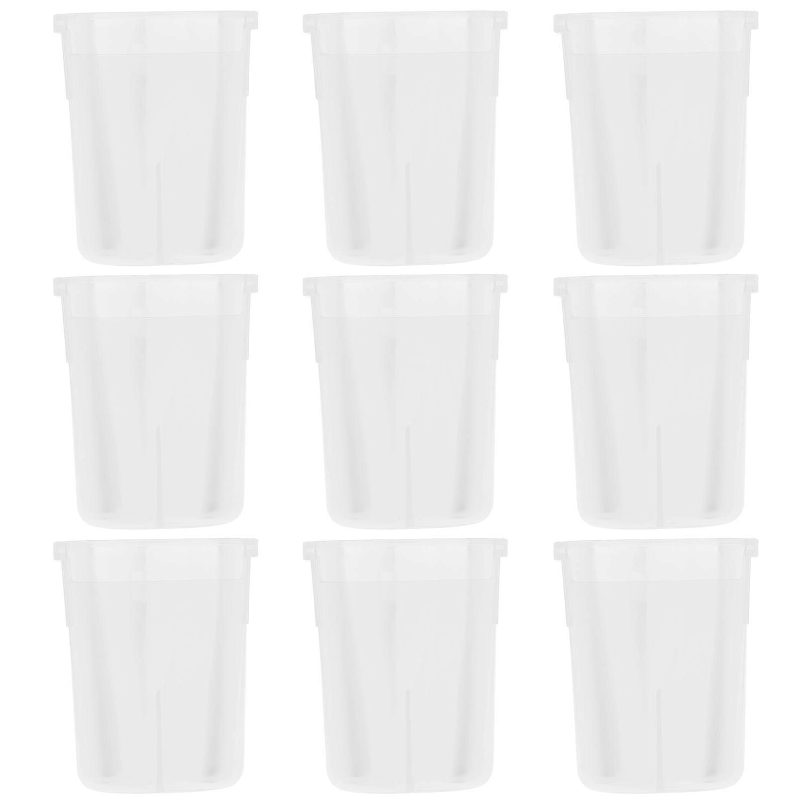 Rice Cooker Condensation Collection Cups for Storage Transparent Plastic 10pcs Easy to Install and