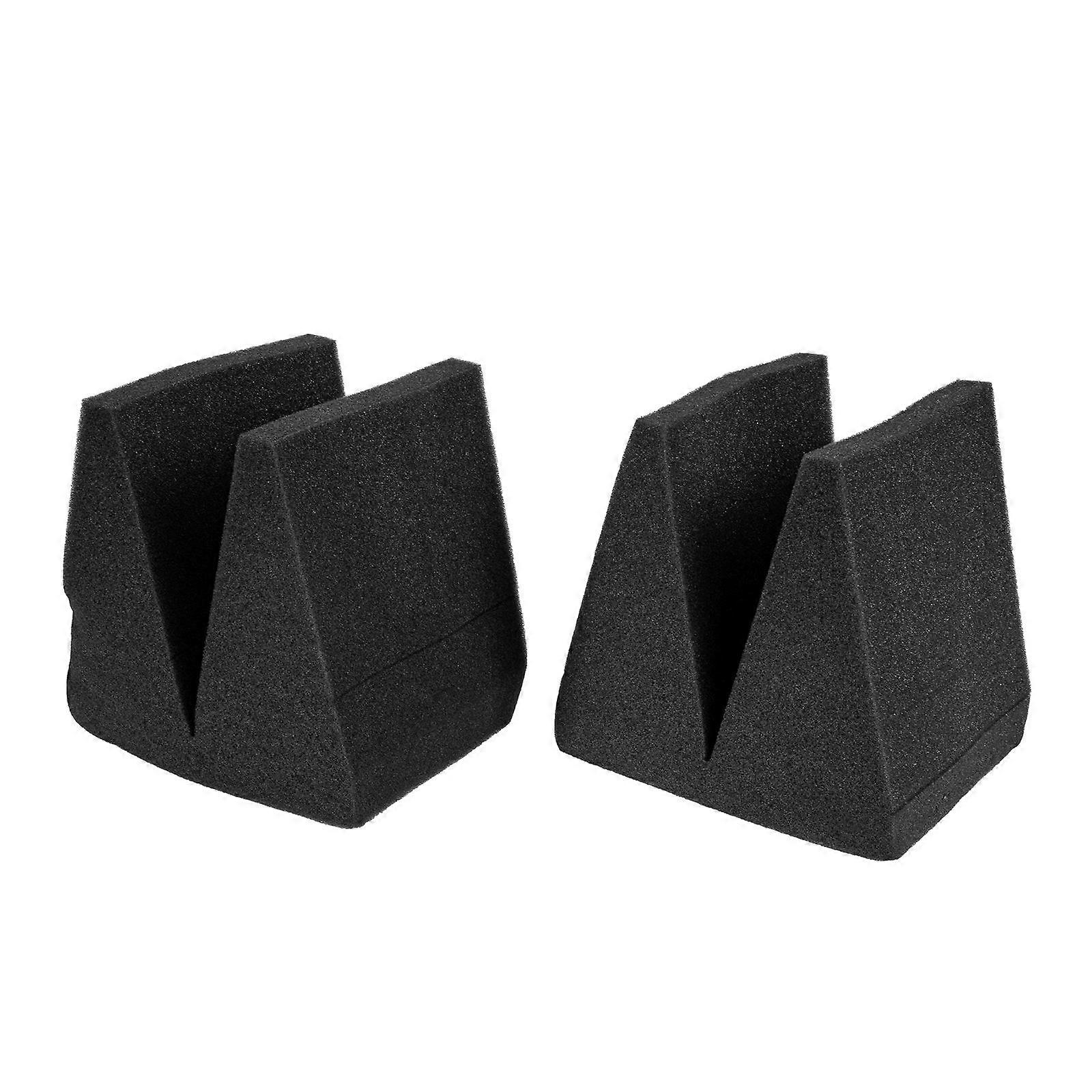 Sound Dampening Panels Supple Sound Insulation Foams For Home Use And Laboratories 20x2cm Black Noise Control 2Pcs