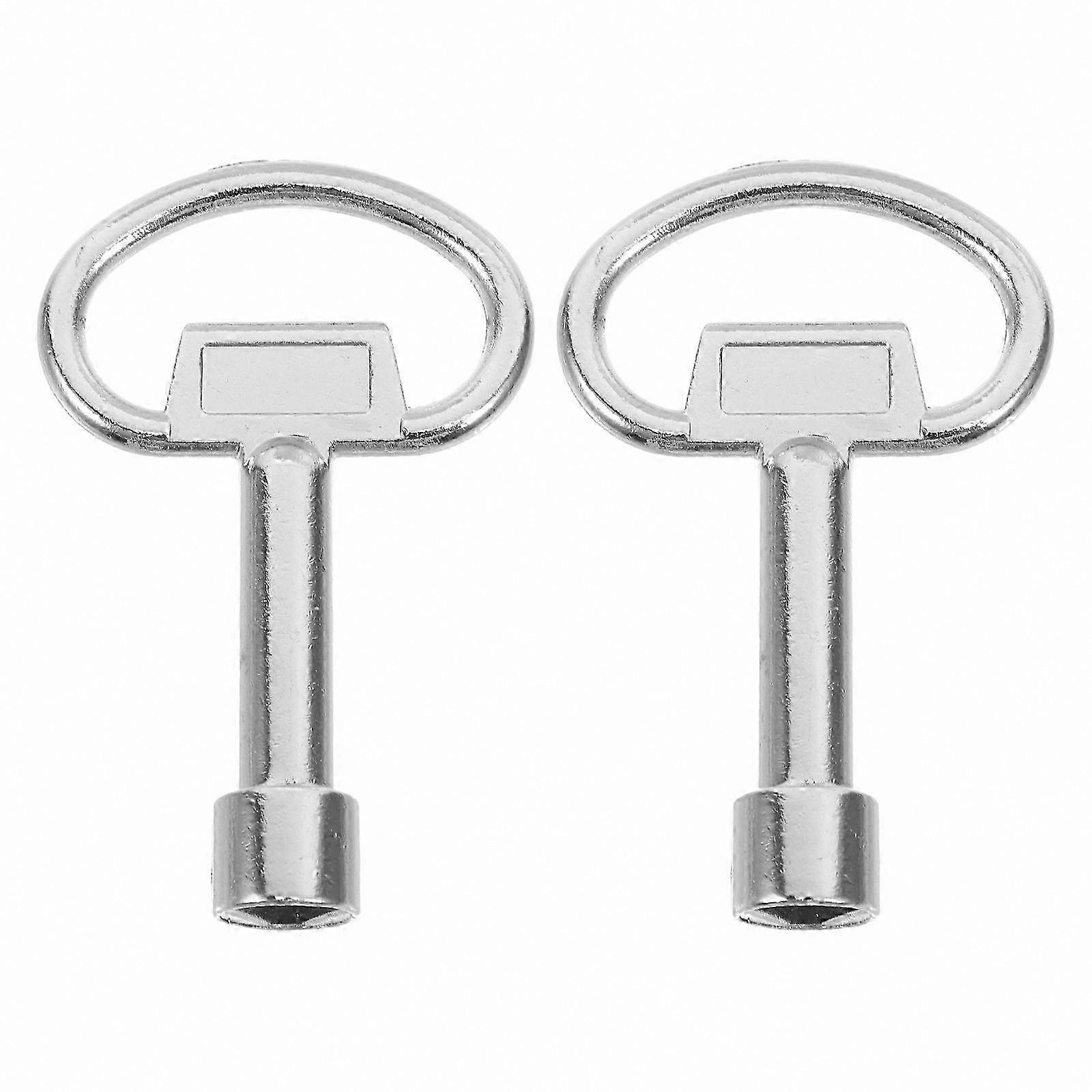 2-Pack Triangular Socket Wrench Keys for Cabinet Locks, Electrical Meter Locks, and Water Meter Keys