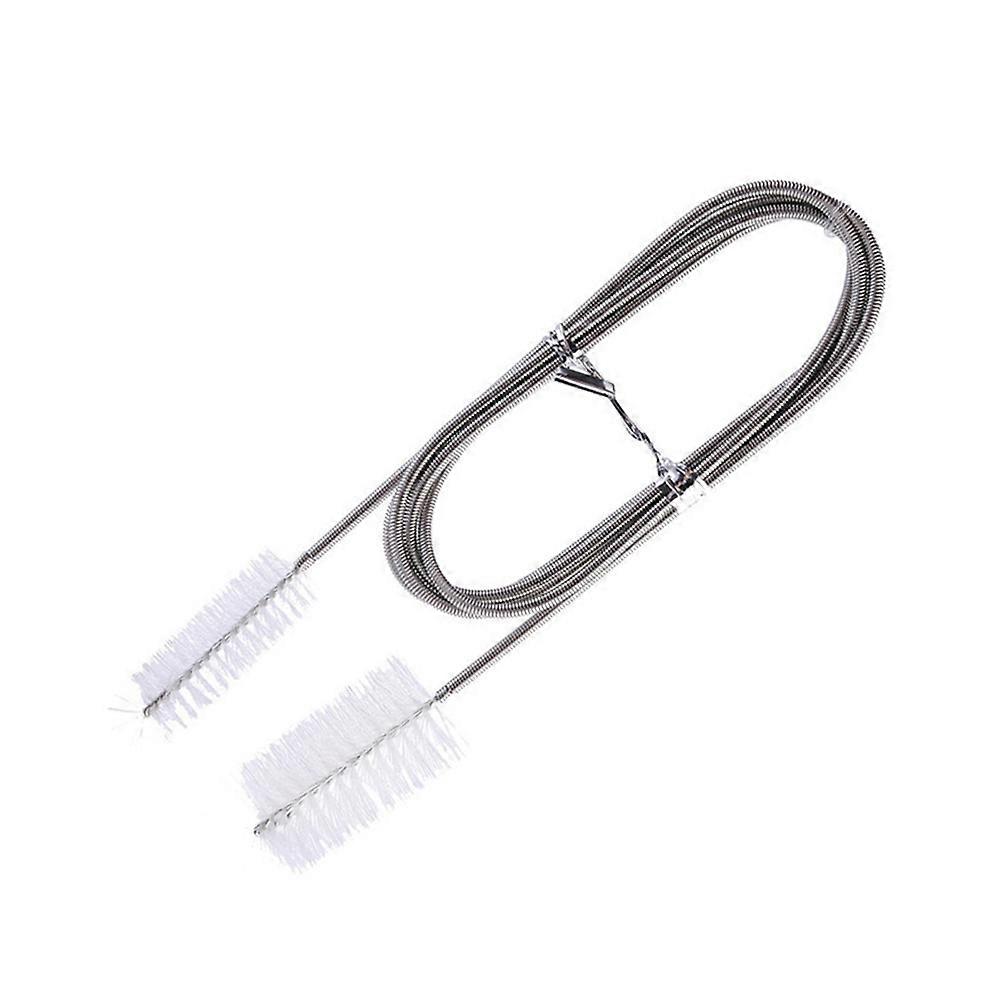 Pipeline Brush Flexible Double Tube Cleaning Tool 1Pcs