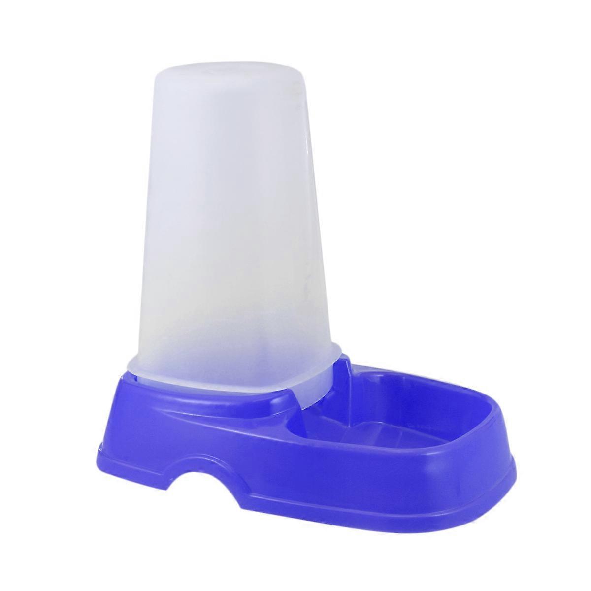 Automatic Pet Feeder Food Dispenser for Dogs and Cats 1 Set Dark Blue