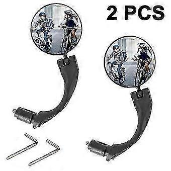 Bicycle Rearview Mirrors Handlebar Mirror, Adjustable Handlebar End Mirror, Rotatable Bicycle Mirrors for Handlebars hwy