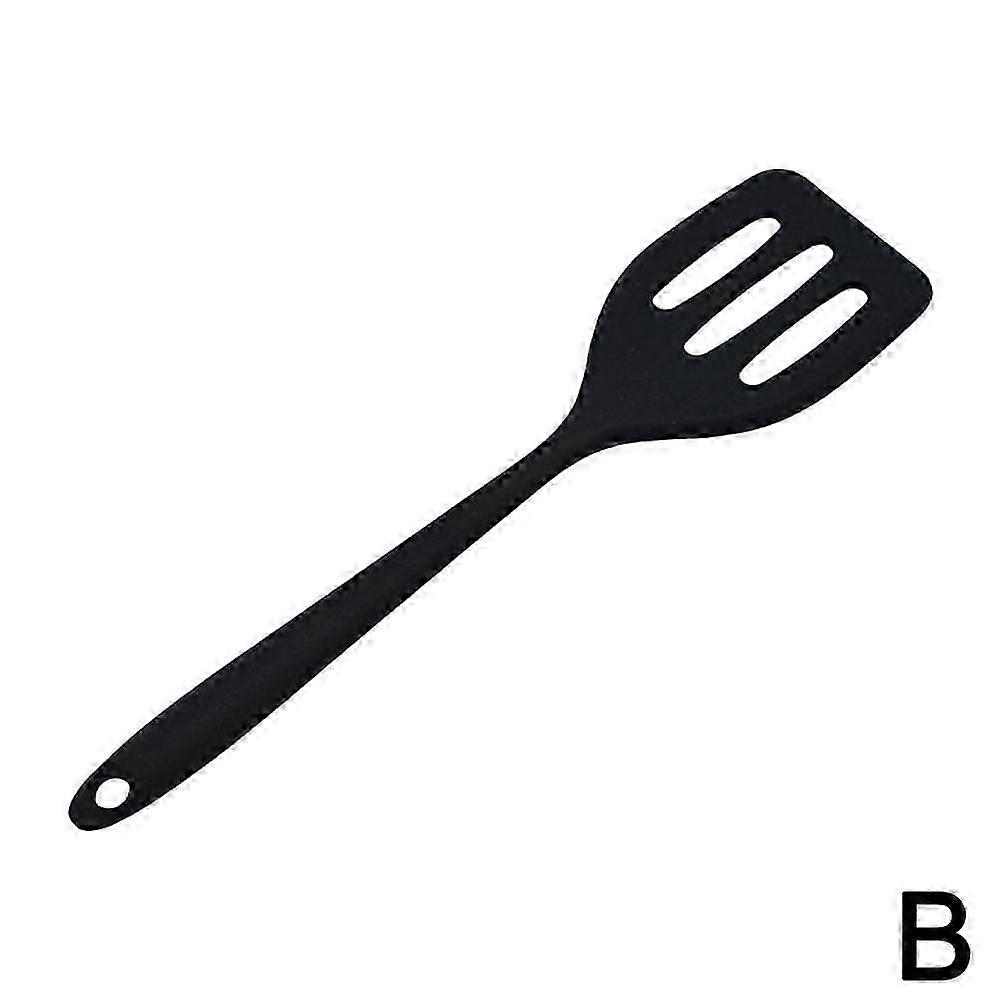 Nordic Yellow (C)$ Integrated silicone spatula, cooking spatula, frying pan spatula, flat pan spatula, high temperature resistant non-stick spatula