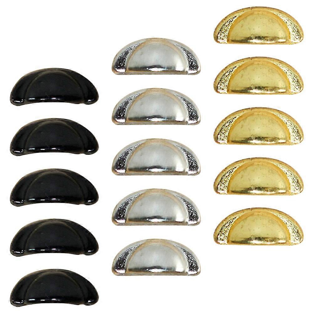 15Pcs Tiny Cabinet Knobs For Kids Hobbyists Miniature Home Decoration Durable Use 0.90X0.40X0.30CM